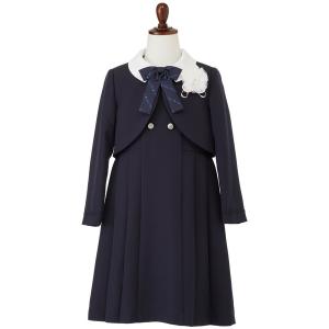CHOPIN（ショパン） 入学式 卒園式 スーツ 女の子 ワンピース ネイビー
