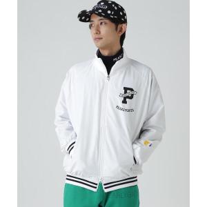 PEARLY GATES（パーリーゲイツ） ジャケット 白 ロゴプリント 裏地