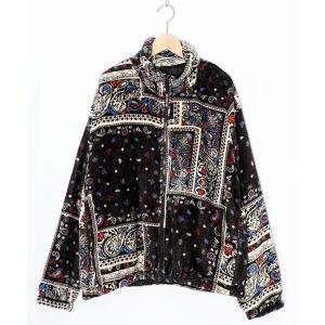 ScoLar（スカラー） 花ボタン中綿アウター （ネイビー） : ブランド