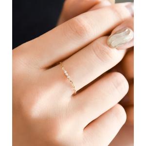 cui-cui（キュイキュイ） 指輪 リング ゴールド ハート チェーンリング