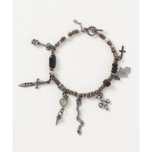 gunda（ガンダ） ブレスレット gunda/ガンダ/BUBBLE SV BLUE BR メンズ