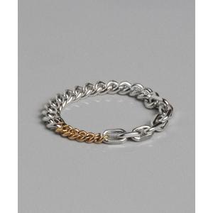 e.m.（イーエム） 指輪 リング 変形2連チェーンリング レディース