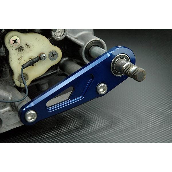 RZ250R シフトシャフトガイドプレート ブルー : Complsah Factory