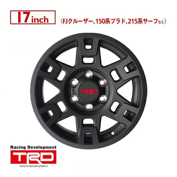 USトヨタ純正 TRD 17インチホイール マットブラック 4本セット TOYOTA
