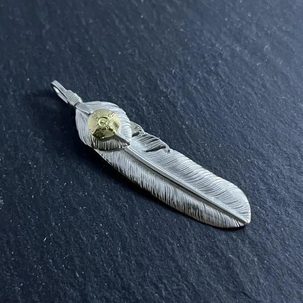 FIRST ARROW's（ファーストアローズ） K18付ハートフェザー付 フェザー