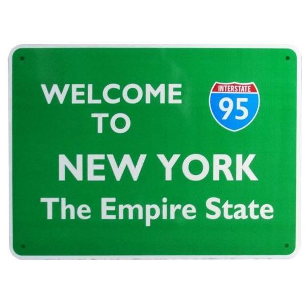 トラフィックサインボード NEW YORK THE EMPIRE STATE 95 アメリカ