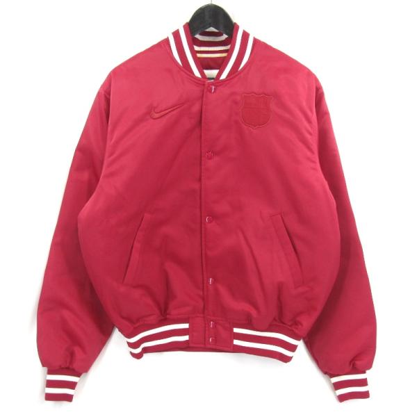 NIKE（ナイキ） 美品 FCバルセロナ サテン ダグアウト ジャケット