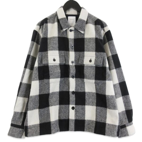 美品 KAJA カジャ シャツジャケット WOOL BUFFALO CHECK CPO JACKET