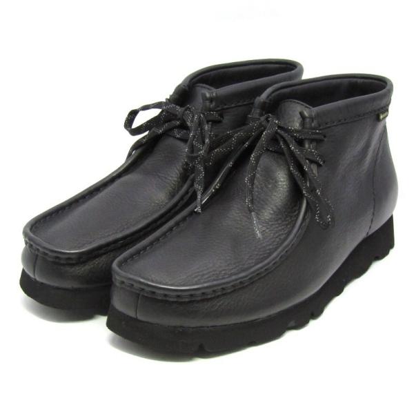 Clarks（クラークス） 未使用 UK8G WallabeeBT GTX 26146260 シボ革