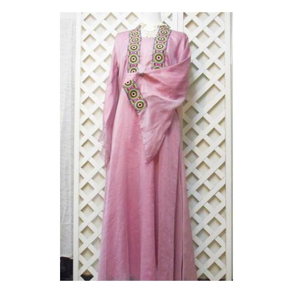 レディース マキシ丈 中東エレガント民族衣装 長袖 結婚式ドレス