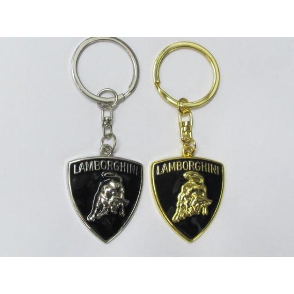 ランボルギーニ (シルバー/ゴ−ルド) キーホルダー : AOYAMA PITIN