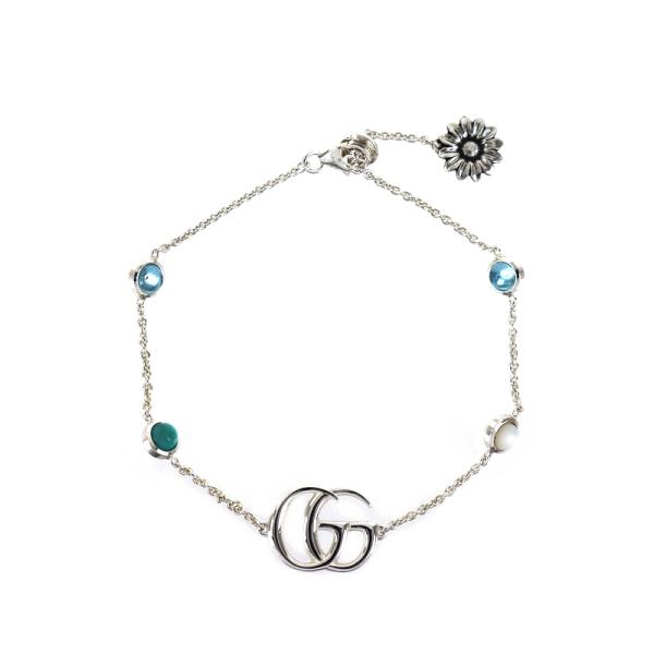 GUCCI（グッチ） ダブルG マザーオブパール ブレスレット 527393