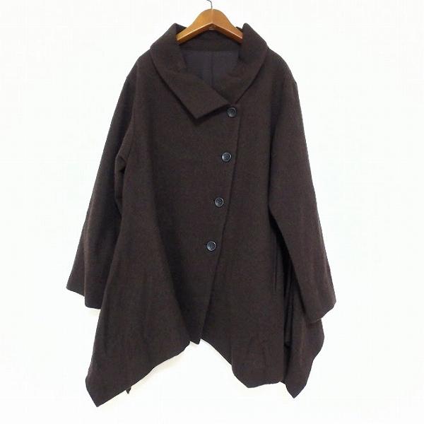 wnc ジウセンソユニコ 慈雨 Sensounico コート 40 焦げ茶 変形