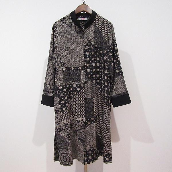 anc シセンドウ 詩仙堂 コート ロングコート 黒 アイボリー スタンド