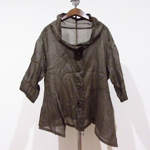 anc ジウセンソユニコ 慈雨 Sensounico シャツ・ブラウス 40 茶 日本製