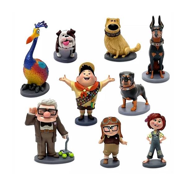 US ディズニーストア 公式 カールじいさんの空飛ぶ家 9P フィギュア