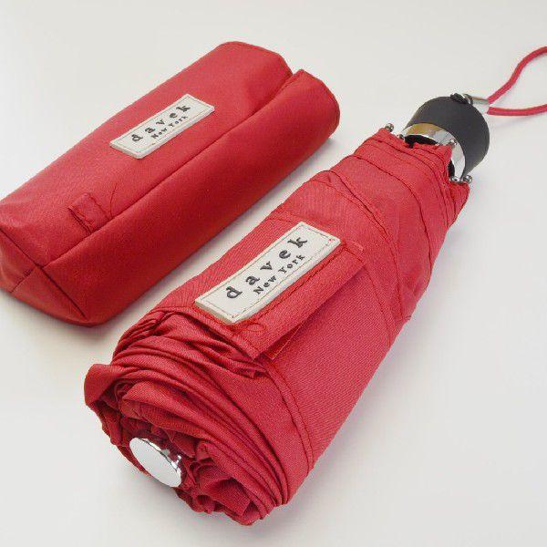 ダベック ミニサイズ 折りたたみ傘 アンブレラ レッド 赤 Davek mini