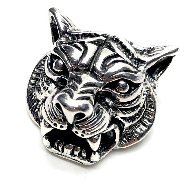 シルバー コンチョ 虎 トラ タイガー メンズ レディース 飾りボタン