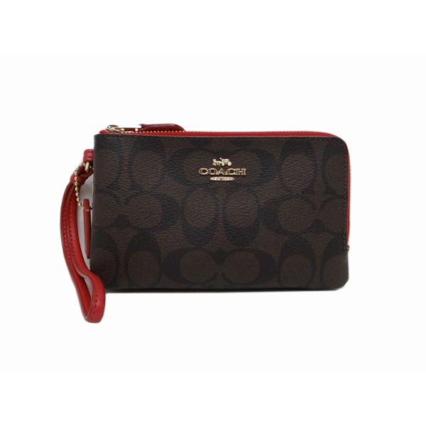 COACH（コーチ） F87591 シグネチャー PVC ストラップ付ポーチ 小物