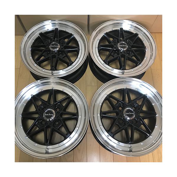 旧車 街道レーサー 暴走族 走り屋系ホイール 15×5.5J/+35/PCD100