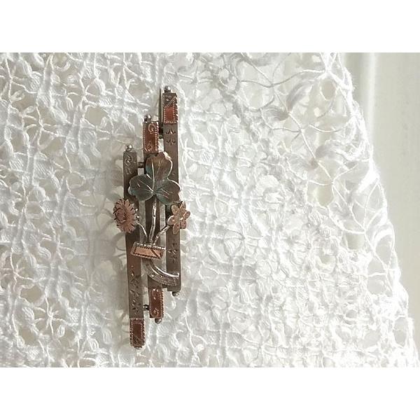 ヴィクトリアン シルバー ブローチ 1893年 イギリスアンティーク : BAU