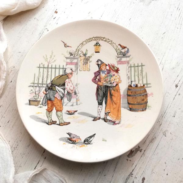 Sarreguemines サルグミンヌ アンファン・リシャールシリーズ プレート