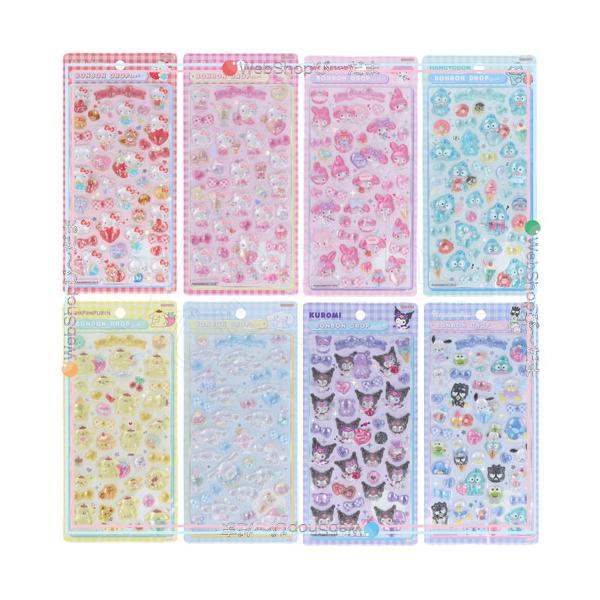 サンスター文具 ☆サンスター文具 ボンボンドロップシール サンリオ