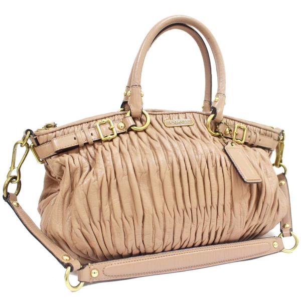 COACH（コーチ） 2WAY マディソン ギャザー ショルダーバッグ