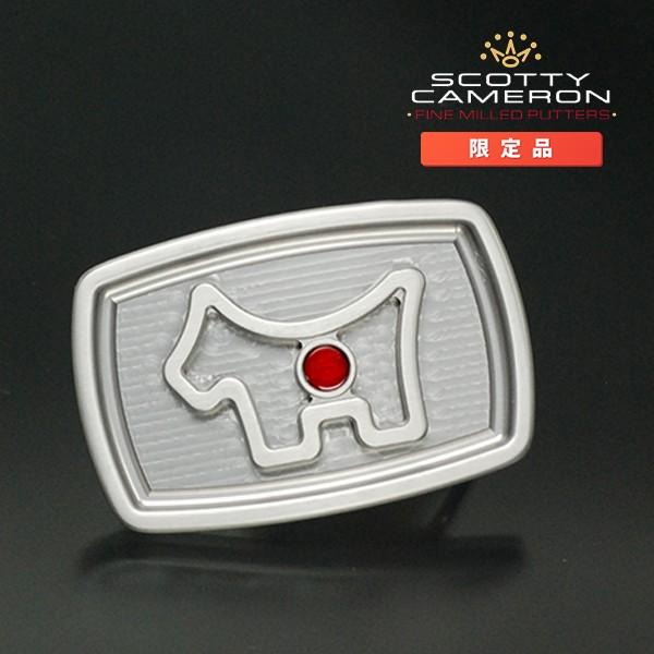 SCOTTY CAMERON スコッティキャメロン ドッグ ベルトバックル レッド