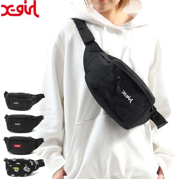 X-girl（エックスガール） ウエストバッグ X-girl MILLS LOGO