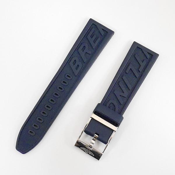 ブライトリング（BREITLING） 純正 ラバーベルト ネイビー ブルー 24mm