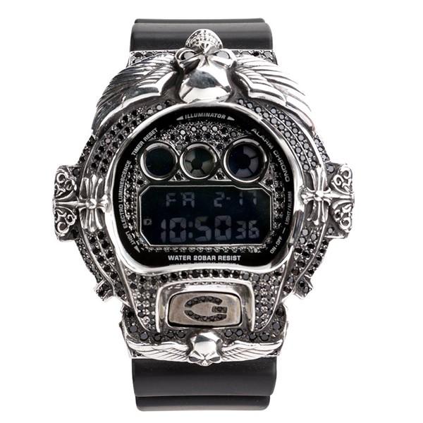 G-SHOCK G-SHOCKカスタム DW6900 クロムスカル フルカスタム Gショック