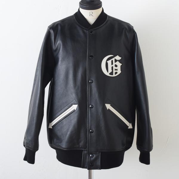 GANGSTERVILLE（ギャングスタービル） LOCOS - LEATHER JACKET BLK