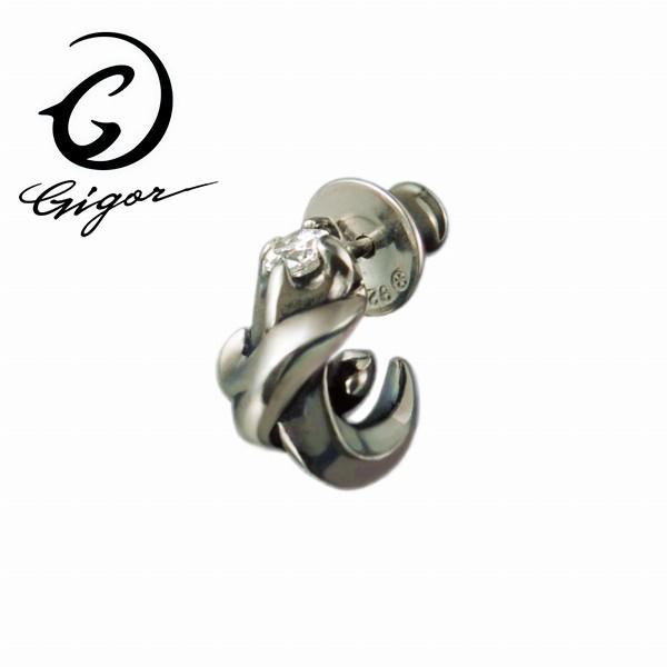 GIGOR（ジゴロウ） ピアス メンズ ブランド 片耳 シルバー メディ
