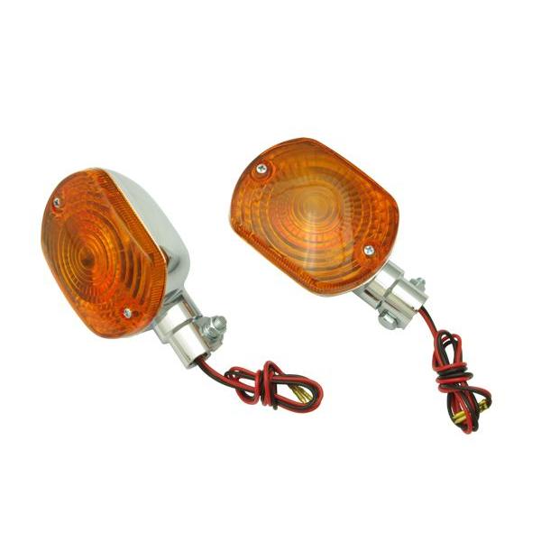 FXタイプウィンカー フロント W球タイプ オレンジ 2個セット （Z400FX