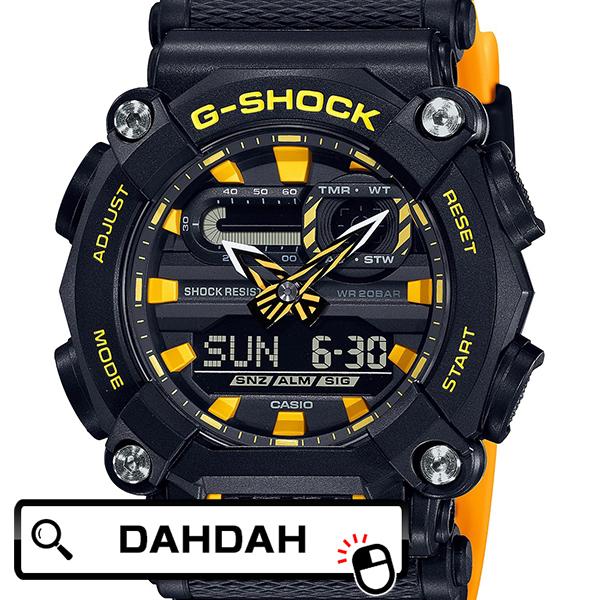 G-SHOCK ブラック イエロー 黒 黄色 アナログ GA-900A-1A9JF CASIO
