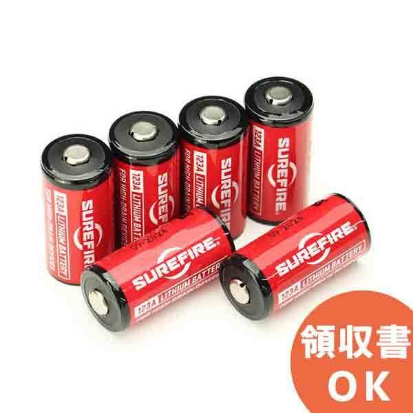 SUREFIRE（シュアファイア） SF123A-6SET 純正3Vリチウム電池6本セット