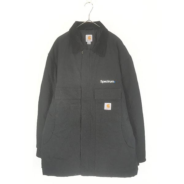 古着 Carhartt BLK ブラック ダック パデット トラディショナル コート