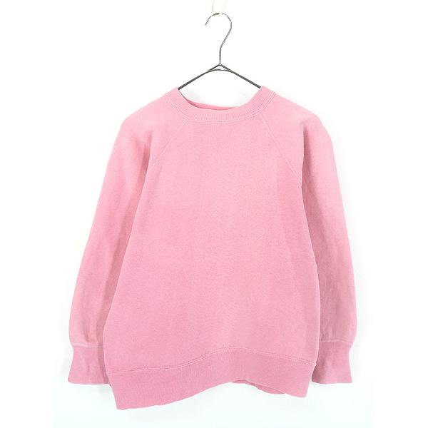 古着 60s Allen 無地 プレーン 100% コットン ラグラン スウェット