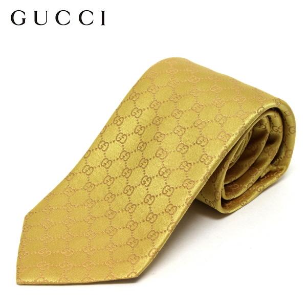 GUCCI（グッチ） ネクタイ necktie【イエロー】 456520 4B002 7176