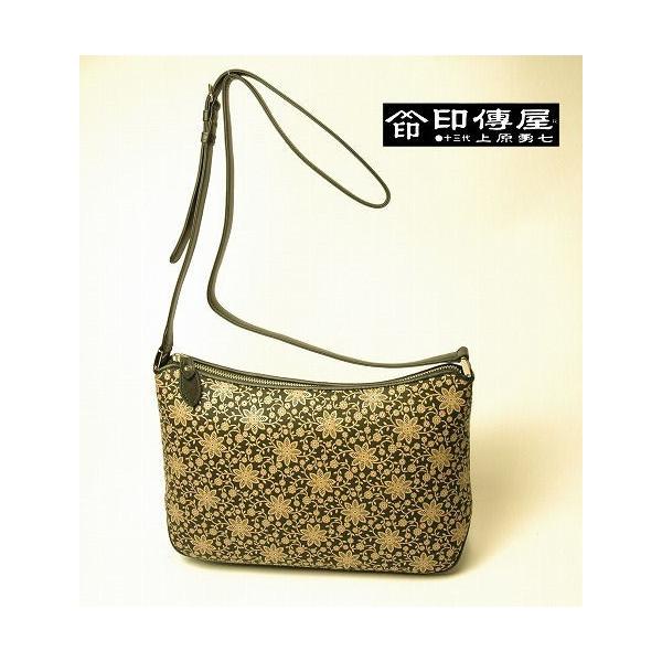 印傳屋（INDEN-YA） 印伝ショルダーバッグ 日本製 手作り 印伝