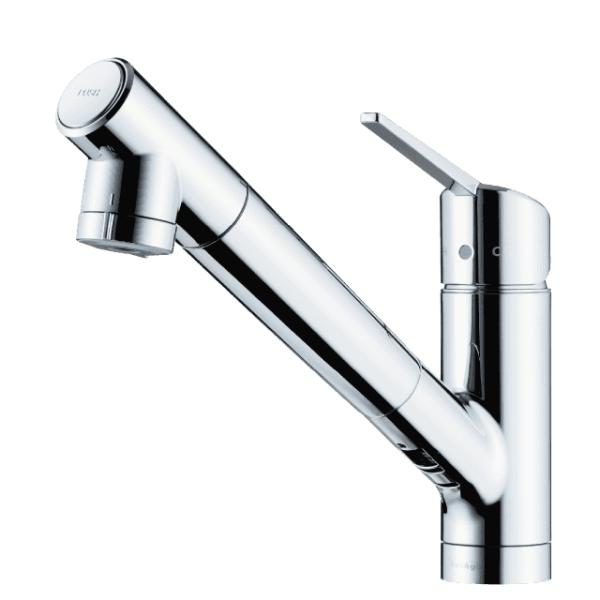 タカギ JY296MN-9NTF シングルレバー混合栓（ワンホール） 蛇口一体型