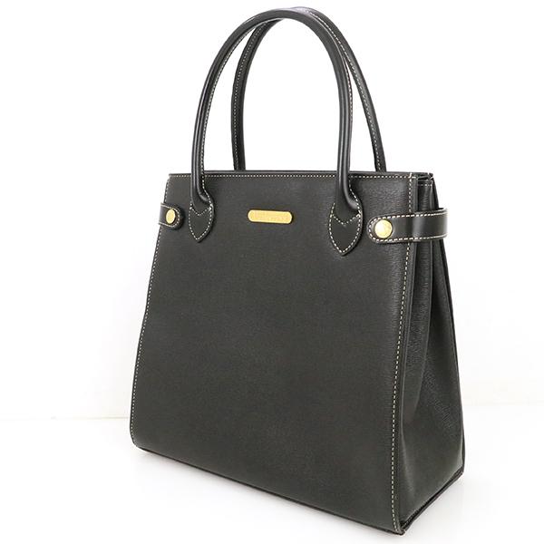 バーバリー Burberrys ブラック 黒 レザー フォーマルバッグ