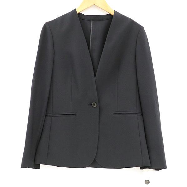 23区 セットアップスーツ パンツスーツ ポリエステル100％ ネイビー