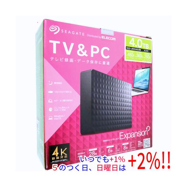 新品訳あり(箱きず・やぶれ)】 SEAGATE 外付けハードディスク SGD