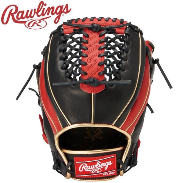 ローリングス 軟式用 ハイパーテック カラーゴールド GRXFHTCALR [両手