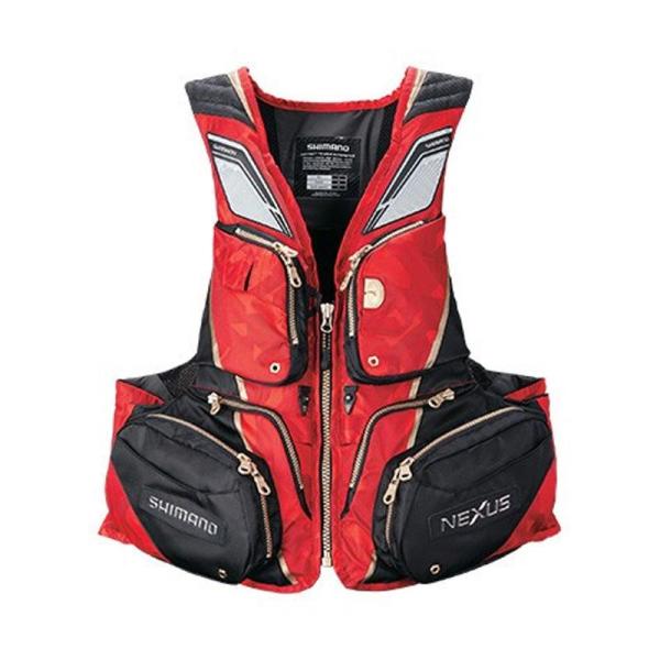 シマノ（SHIMANO） VF-121T レッド 2XLサイズ ネクサス フローティング