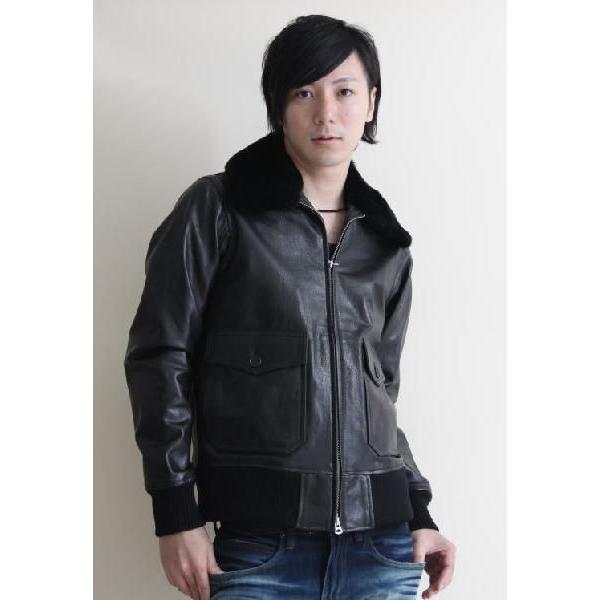 フリーダムレザー 革ジャン レザージャケット ゴートスキン G-1タイプ