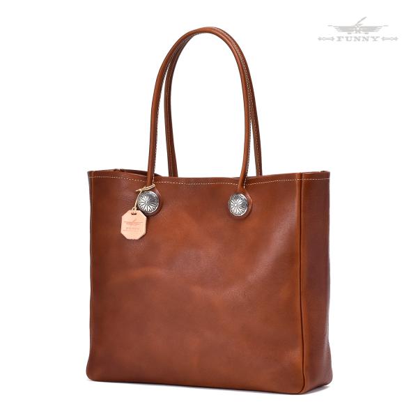 FUNNY公式ストア ファニー トートバッグ ヴィンテージレザー ／ タン