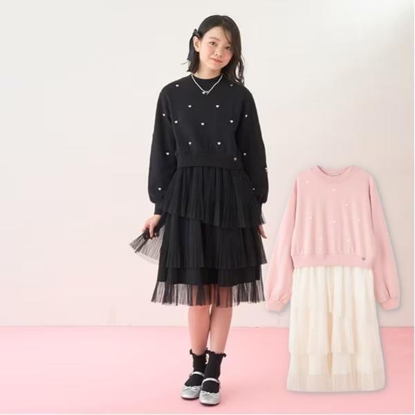 mezzo piano junior メゾピアノジュニア チュールスカートドキング